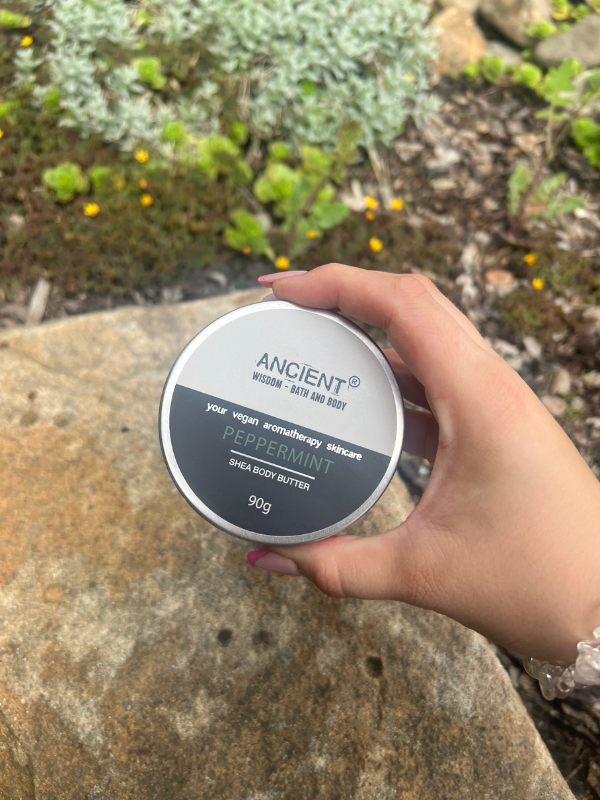 Aromaterapeutické Bambucké Tělové Máslo 90g - Peppermint